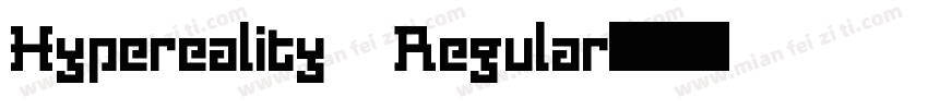 Hypereality Regular字体转换